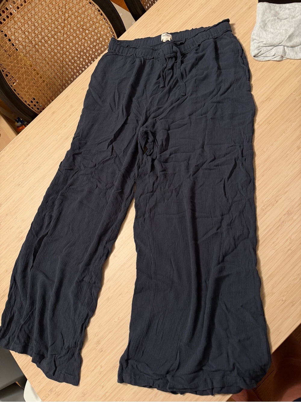 Womens Lightweight linen Drawstring Pants